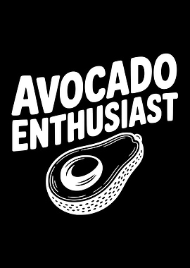Avocado Enthusiast Graphic
