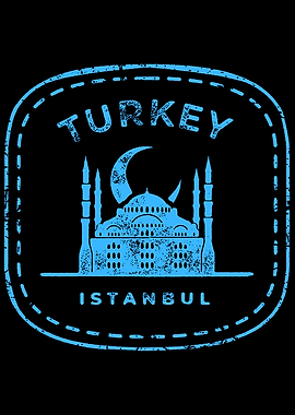 Turkey Istanbul Blue Mosque Emblem