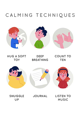 Calming Techniques Illustration