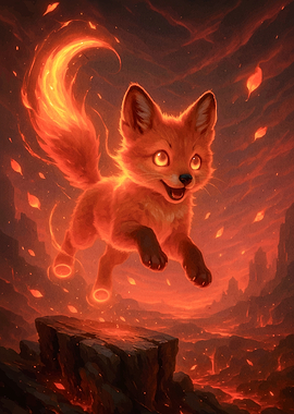 Fiery Fox Cub Adventure