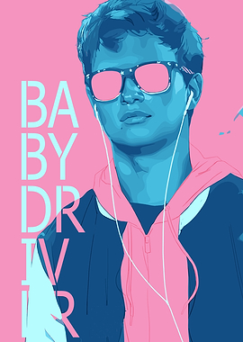 Baby Driver Movie Poster Art