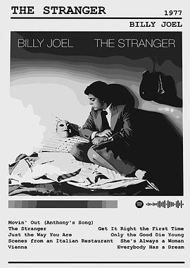 Billy Joel - The Stranger Album Cover