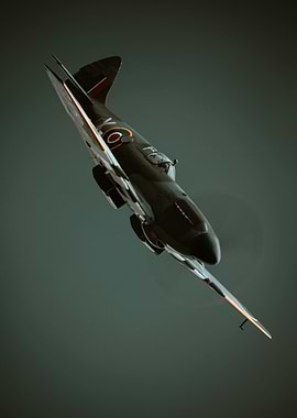 Spitfire in Flight