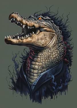 Alligator in a Suit