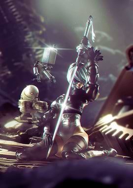 2B from Nier: Automata in Ruins