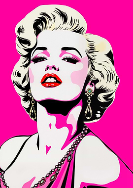 Retro Icon Glamour Pop Art
