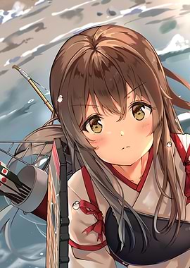 Girl with Ship Equipment