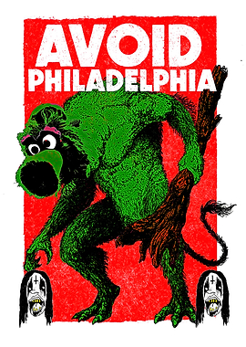 Avoid Philadelphia Monster Art