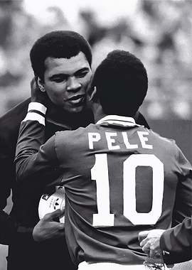 Muhammad Ali and Pele Together