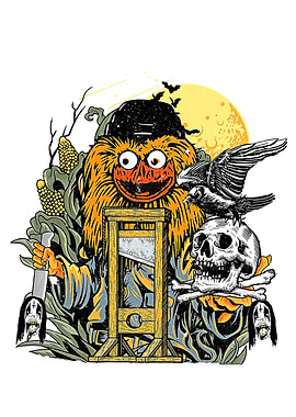 Gritty Halloween Guillotine
