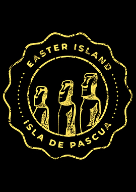 Easter Island Moai Seal