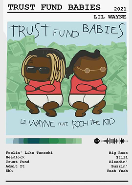 lil wayne Trust Fund Babies Album Cover Art