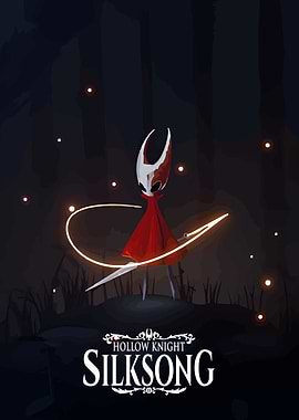 Hollow Knight: Silksong character in forest