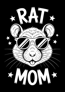 Rat Mom Graphic Design