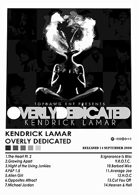 Kendrick Lamar - Overly Dedicated Album