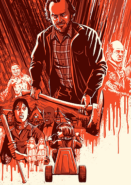 The Shining Movie Poster Art