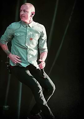 Chester Bennington Performing Live on Stage