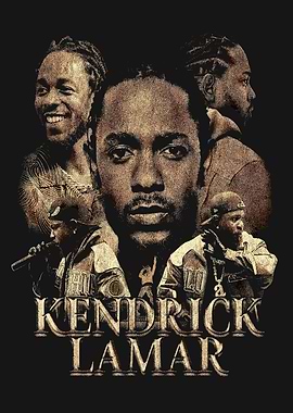 Kendrick Lamar Portrait Collage