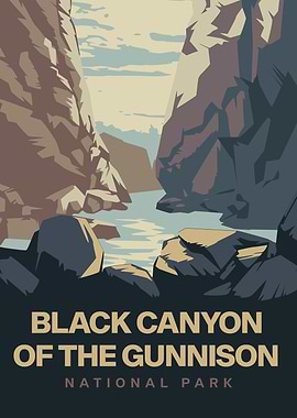 Black Canyon of the Gunnison Poster