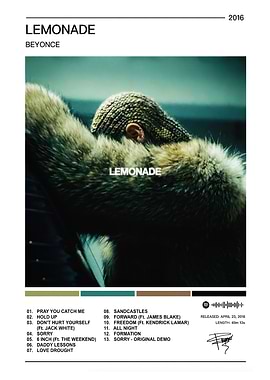 Beyonce's Lemonade album cover