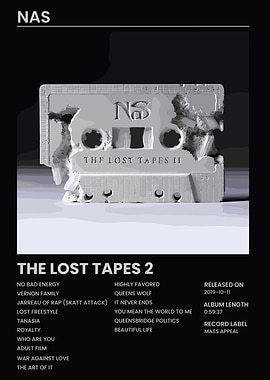 Nas - The Lost Tapes 2 Album Art