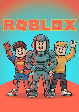 Roblox Cartoon Characters Illustration