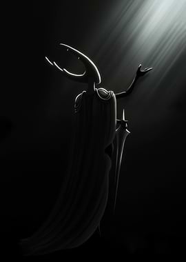 Hollow Knight Figure in Light