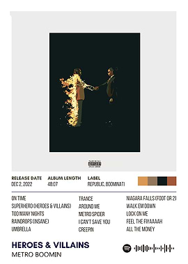 metroo boomin Heroes & Villains Album Cover Art