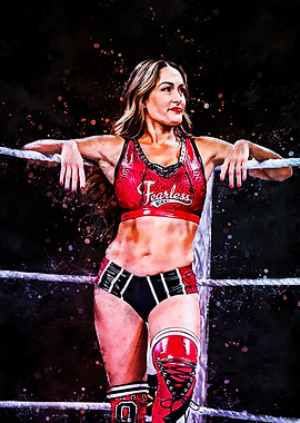 Nikki Bella wrestling