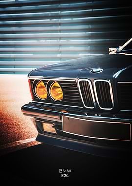 BMW E24 Front View