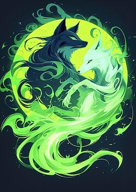 Yin Yang Wolves Aura