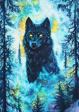Wolf Forest Animal