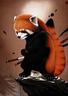 Red Panda Samurai