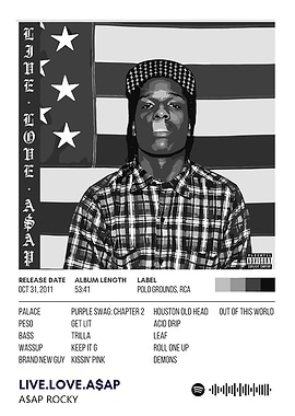 ASAP Rocky - LIVE.LOVE.A$AP Album Cover