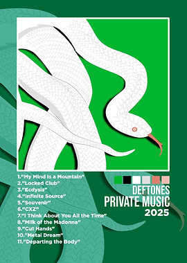 Deftones Private Music 2025 Album Art