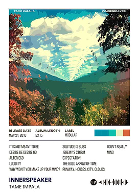 Tame Impala - Innerspeaker Album Art