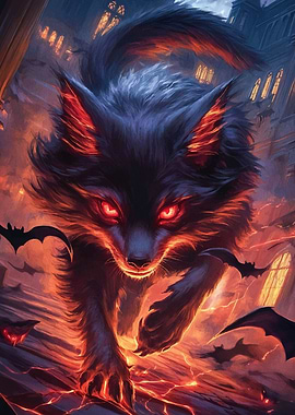 Fiery Wolf Gothic