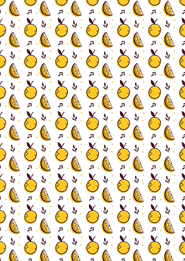 Citrus Fruit Pattern
