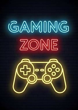 Gaming Zone Neon Sign