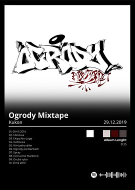 Ogrody Mixtape Album Cover Art