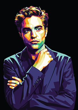 Robert Pattinson Pop Art Portrait