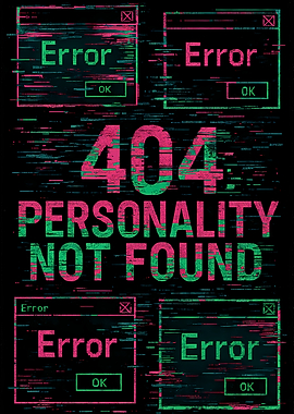 404 Personality Not Found Error Message