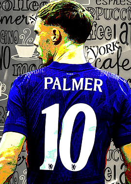 Cole Palmer Jersey Art