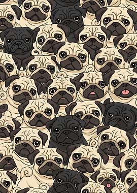 Pug Dog Pattern