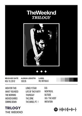 The Weeknd - Trilogy Album Cover