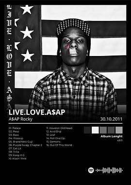 ASAP Rocky - LIVE.LOVE.A$AP Album Cover
