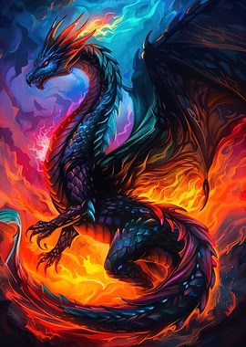 Majestic Dragon Fire