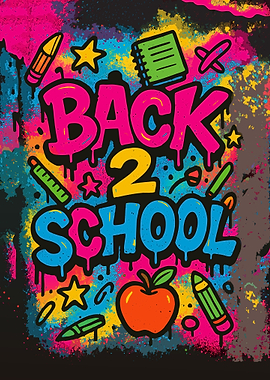 Back to School Graffiti Art