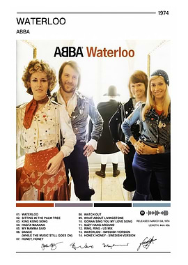 ABBA Waterloo Album Cover