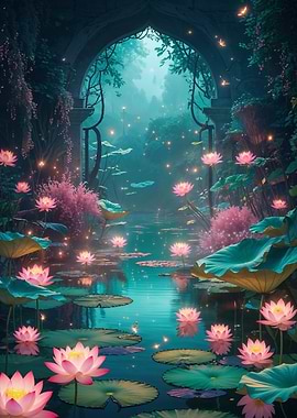 Ethereal Lotus Sanctuary